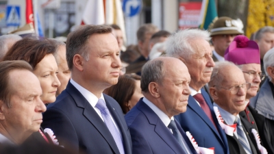 Prezydent Andrzej Duda na 100. rocznicy odzyskania niepodległości w Kolbuszowej_35